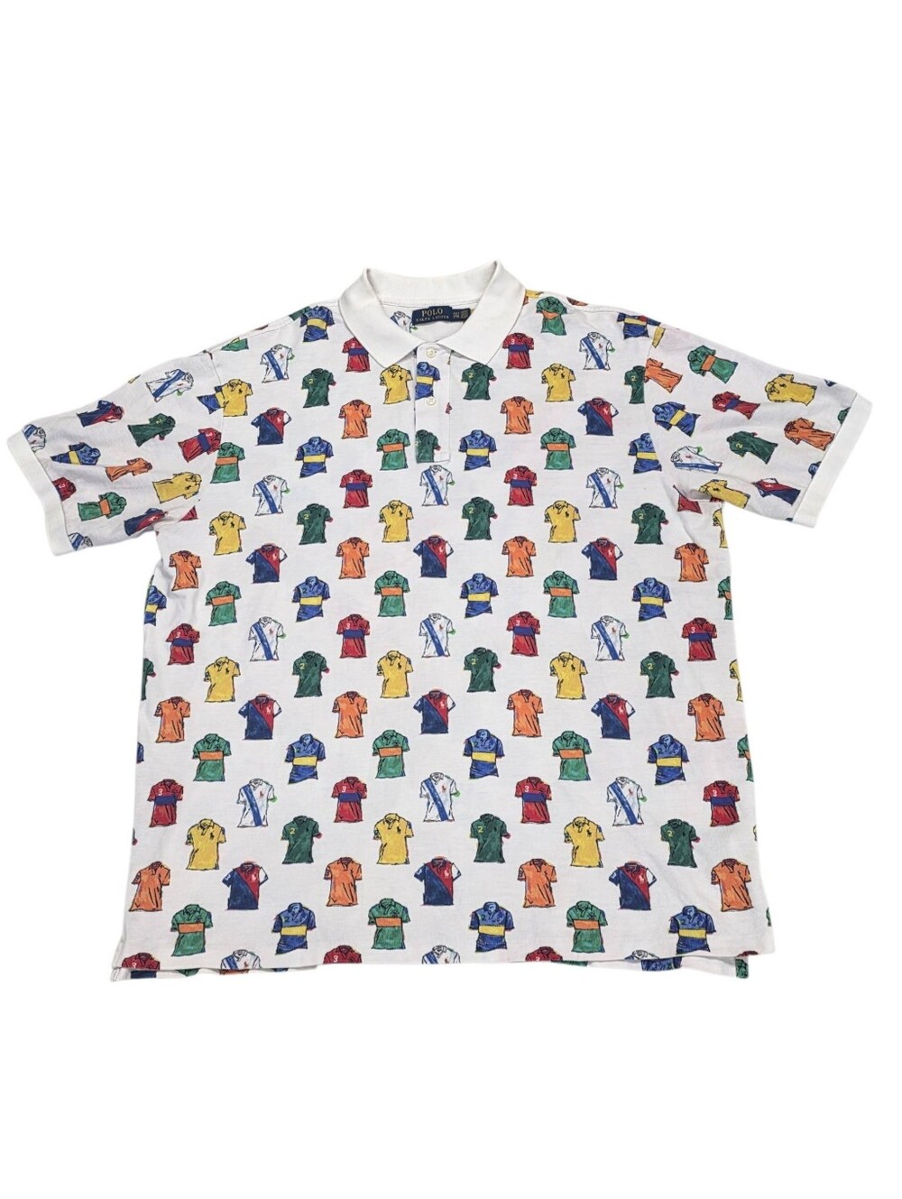 Polo Ralph Lauren Men Classic Polo Shirt Collection Graphic Mesh Size 2XLT